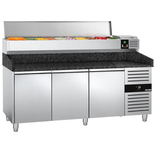 GGM Gastro | Pizza koelwerkbank PREMIUM - 2000x800mm - met 3, Zakelijke goederen, Horeca | Meubilair en Inrichting, Verzenden