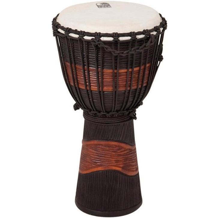 Toca TSSDJ-LB Large Street Series Djembe Black Stain 12 inch, Muziek en Instrumenten, Drumstellen en Slagwerk, Verzenden