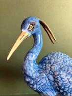 G&C Interiors - Figuur - Blauwe reiger H. 33 cm. - Brons,