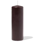 HEMA Stompkaars 7x20cm donkerbruin, Huis en Inrichting, Woonaccessoires | Kandelaars en Kaarsen, Verzenden, Nieuw