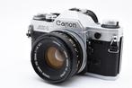 Canon AE-1 Film Camera + FD 1.8/50mm S.C Single lens reflex, Nieuw