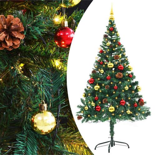 Kunstkerstboom 150cm met Lichtjes - Retourdeal - 55% Kort..., Huis en Inrichting, Woonaccessoires | Kunstplanten en Kunstbloemen