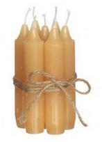 Kaarsen Taper Honinggeel 11 cm set 7 stuks, Ophalen of Verzenden, Nieuw