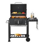 Houtskool BBQ Arnad met deksel 105x114x47,5 cm zwart casa.pr, Verzenden, Nieuw
