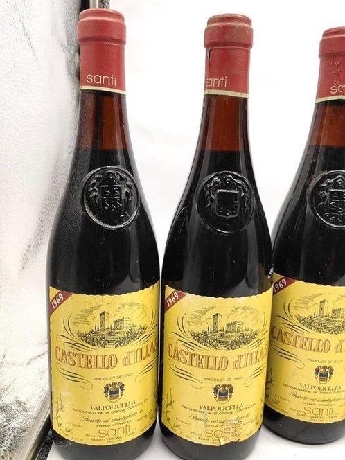 1968 & 1969 x5 Santi Castello dIllasi, Valpolicella -, Verzamelen, Wijnen
