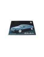 1994 MASERATI GHIBLI INSTRUCTIEBOEKJE ITALIAANS, Auto diversen, Handleidingen en Instructieboekjes
