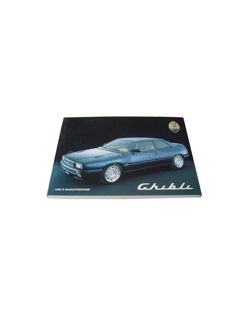 1994 MASERATI GHIBLI INSTRUCTIEBOEKJE ITALIAANS, Auto diversen, Handleidingen en Instructieboekjes