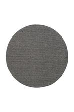 Rond Laagpolig Vloerkleed | Loom | Grijs | 200x200 cm, Huis en Inrichting, Stoffering | Tapijten en Kleden, Verzenden, Nieuw