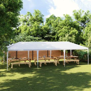 vidaXL Partytent 4x9 m wit beschikbaar voor biedingen