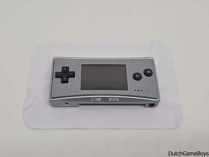 Gameboy Advance / GBA Micro - Console - Silver, Spelcomputers en Games, Spelcomputers | Nintendo Game Boy, Gebruikt, Verzenden