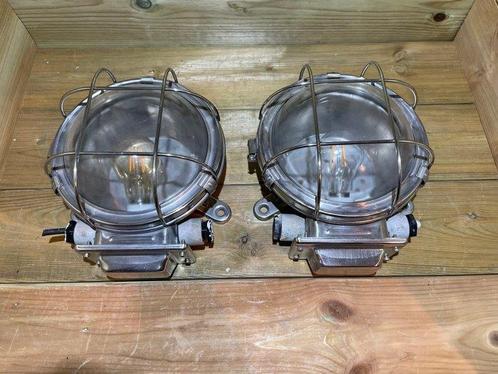 Scheepslamp - Set (2) stuks / wandlampen / maritiem, Antiek en Kunst, Antiek | Lampen