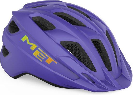 MET Crackerjack Kinderhelm - Fiets - Purple Matt, Fietsen en Brommers, Fietsaccessoires | Fietshelmen, Zo goed als nieuw, Ophalen of Verzenden