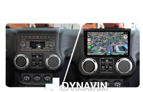 Navigatie jeep wrangler Carkit android 13 carplay 64gb USB, Auto diversen, Autoradio's, Nieuw, Ophalen of Verzenden