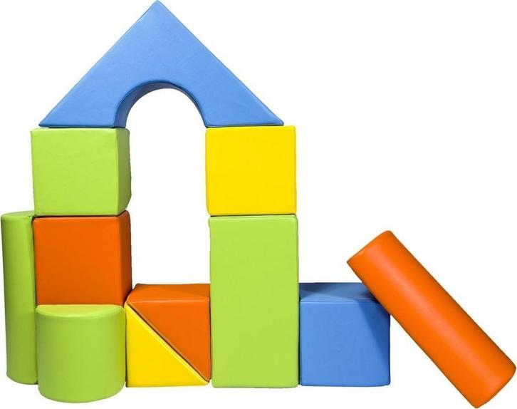 Foam Blokken 11-delig | Tweedekansje | Peuterspeelzaal, Kinderen en Baby's, Speelgoed | Buiten | Los speelgoed, Nieuw, Ophalen of Verzenden