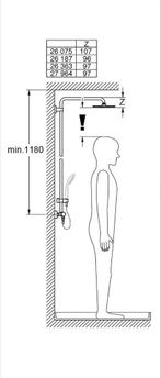 GROHE Euphoria XXL 310 Regendouche - ø 31 cm - Met, Huis en Inrichting, Verzenden, Zo goed als nieuw