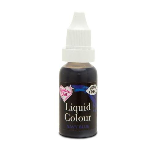 RD Liquid Colour Airbrush kleurstof Navy Blue 16 ml, Hobby en Vrije tijd, Taarten en Cupcakes maken, Nieuw, Verzenden