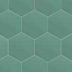 Vloertegel / wandtegel hexagon coimbra jade groen 17,5x20, Nieuw, Keramiek, Ophalen of Verzenden, Vloertegels
