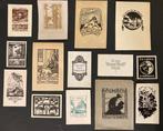 39 Ex-libris Duitsland, Exlibris uit ± 1895 tot ± 1935, Antiek en Kunst, Antiek | Boeken en Bijbels