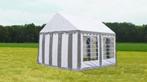 Classic Plus Partytent PVC 5x4x2 mtr in Wit-Grijs, Tuin en Terras, Partytenten, Verzenden, Nieuw, 2 meter of meer, Partytent