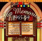 cd - Various - Billboard Pop Memories 1945-49, Verzenden, Zo goed als nieuw