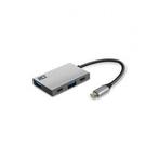 USB C hub | ACT (USB C naar 2 x USB C en 2 x USB A), Verzenden, Nieuw