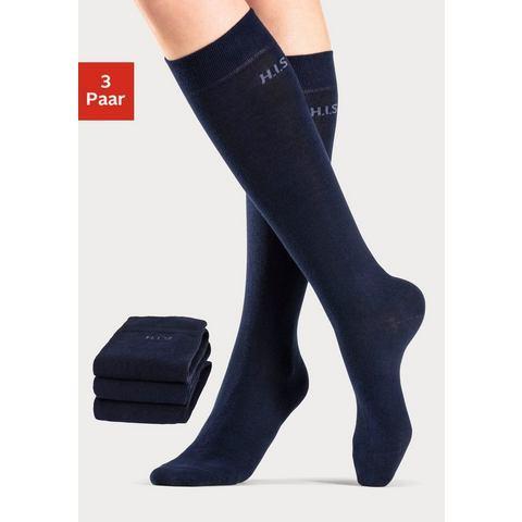 H.I.S Kniekousen zonder snijdende boord (set, 3 paar), Kleding | Dames, Leggings, Maillots en Panty's, Nieuw, Verzenden