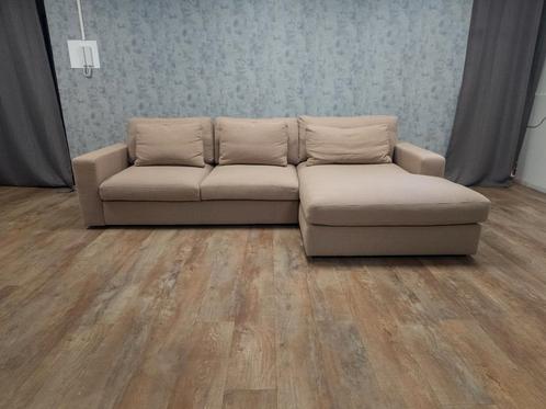 Zeer Mooi Beige Hoekbank, Huis en Inrichting, Banken | Bankstellen, Zo goed als nieuw, Ophalen of Verzenden