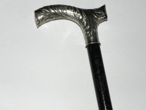Wandelstok - .800 zilver, Antiek en Kunst, Antiek | Goud en Zilver