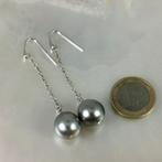 Oorbellen Zilver Parel - Big Tahiti DR Ø 13x14 MM, Nieuw