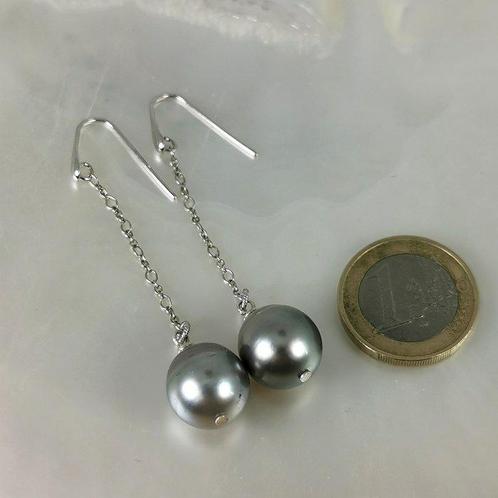Oorbellen Zilver Parel - Big Tahiti DR Ø 13x14 MM, Sieraden, Tassen en Uiterlijk, Oorbellen