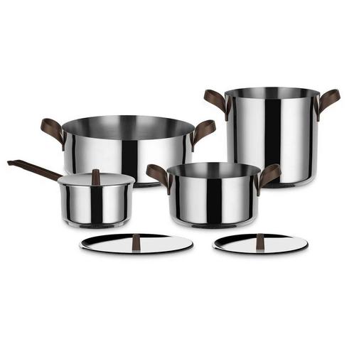 Alessi Alessi Edo Pannenset door Patricia Urquiola - 7 Delig, Huis en Inrichting, Keuken | Potten en Pannen, Verzenden