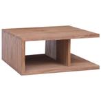 vidaXL Salontafel 70x70x30 cm massief teakhout, Huis en Inrichting, Tafels | Salontafels, 50 tot 100 cm, Verzenden, Nieuw, 50 tot 100 cm