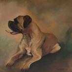 Thomas Heesakkers (1946) - Honden portret, Antiek en Kunst