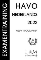 Examentraining Havo Nederlands 2022 9789054894377, Zo goed als nieuw, Verzenden