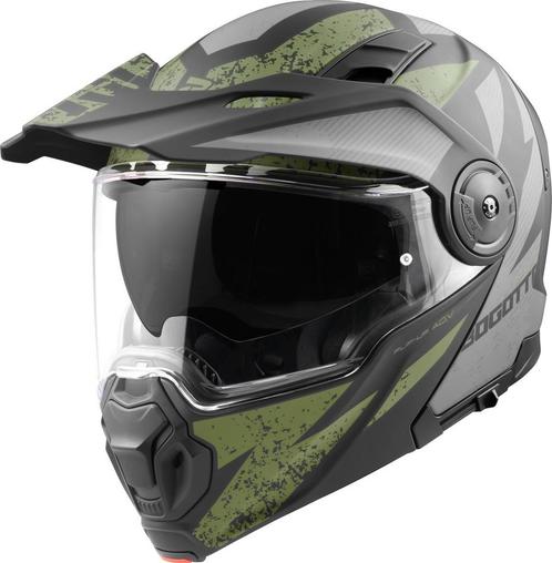 Bogotto FG-102 Safari Fiberglas Enduro Helm Zwart Grijs, Motoren, Kleding | Motorhelmen, Offroadhelm, Heren, XXL, Nieuw met kaartje