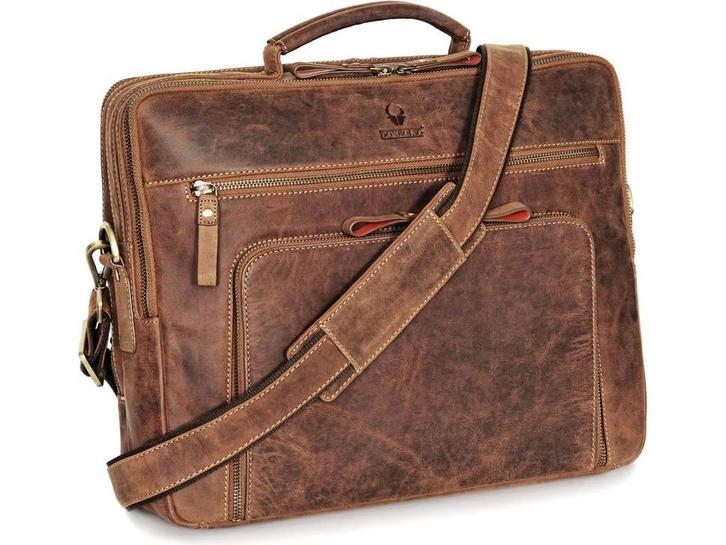 Donbolso® San Francisco - Schoudertas 17 inch - Nappa leer -, Huis en Inrichting, Woonaccessoires | Overige, Nieuw, Verzenden