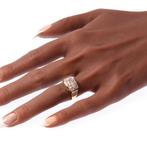 Ring - 18 karaat Geel goud - 0.14ct. tw. Diamant, Sieraden, Tassen en Uiterlijk, Ringen, Nieuw