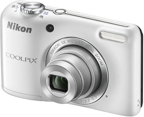 Nikon Coolpix L27 Digitale Compact Camera - Wit, Audio, Tv en Foto, Fotocamera's Digitaal, Zo goed als nieuw, Verzenden