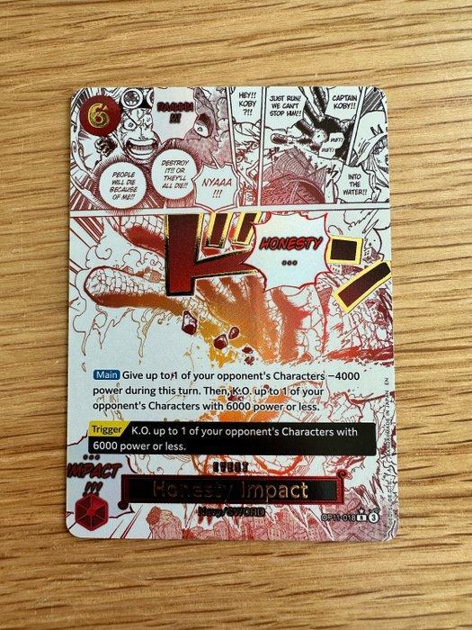 Bandai - 1 Card - One Piece - Honesty Impact Manga Alt Art, Hobby en Vrije tijd, Verzamelkaartspellen | Overige