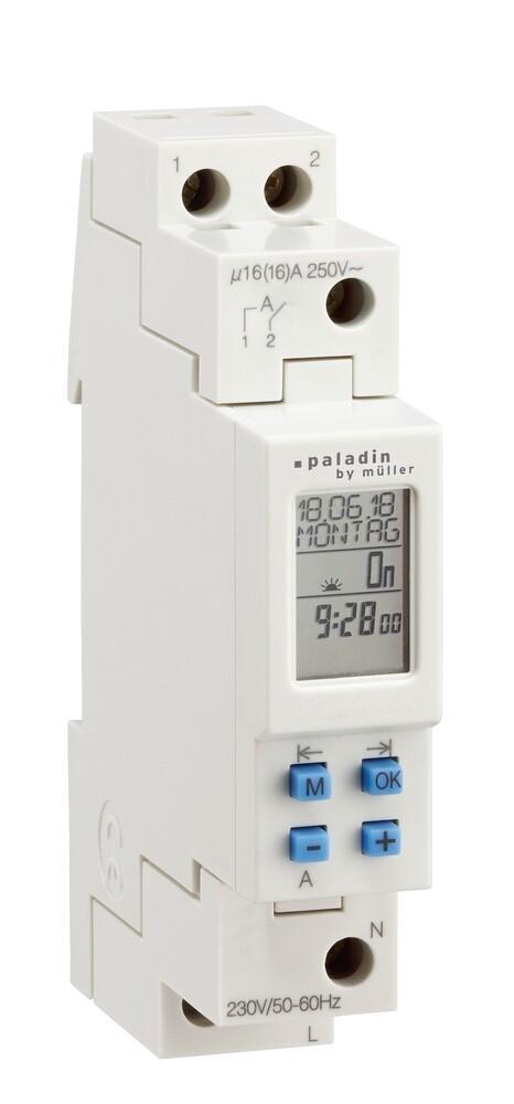 Paladin Digitale Astro Timer Enkele Kanaal 16A - 172113pro, Doe-het-zelf en Verbouw, Elektra en Kabels, Overige typen, Nieuw, Verzenden