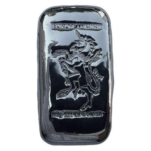 100 gram - Zilver .999 - European Mint, Estonia - Eenhoorn, Postzegels en Munten, Edelmetalen en Baren