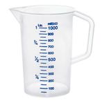 GGM Gastro | Maatbeker - 1 liter - met schaalverdeling van |, Huis en Inrichting, Verzenden, Nieuw