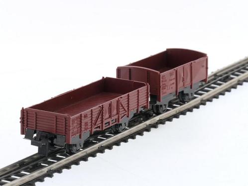 Schaal H0 Trix Express 3450 en 3451 Goederen wagens van d..., Hobby en Vrije tijd, Modeltreinen | H0, Wisselstroom, Overige typen