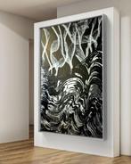 Micha Lenartowicz (Lenar) - Silver Abstract - XXL, Antiek en Kunst, Kunst | Schilderijen | Modern