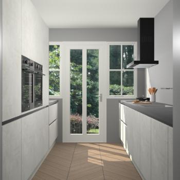 Beton Opal greeploze keuken Olympia 88888, Huis en Inrichting, Keuken | Complete keukens, Verzenden