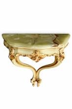 Wandrek - Hout, Onyx - Mensola barocco, Antiek en Kunst