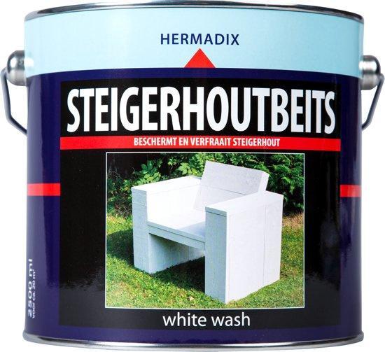Steigerhoutbeits White Wash 2,5 liter, Doe-het-zelf en Verbouw, Verf, Beits en Lak, Nieuw, Ophalen of Verzenden