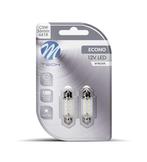 M-Tech LED C5W 12V 36mm - Basic - 6x Led diode - Wit - ..., Verzenden, Nieuw