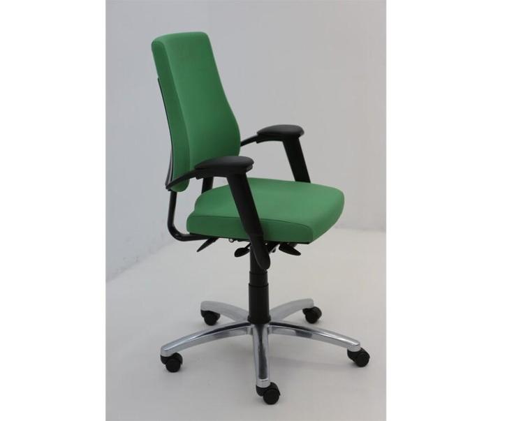 Bureaustoel BMA Axia hoge rug - lichtgroen - chroom -, Huis en Inrichting, Bureaus, Gebruikt, Ophalen of Verzenden