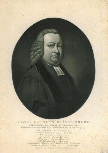 Portrait of Jacob van Nuys Klinkenberg